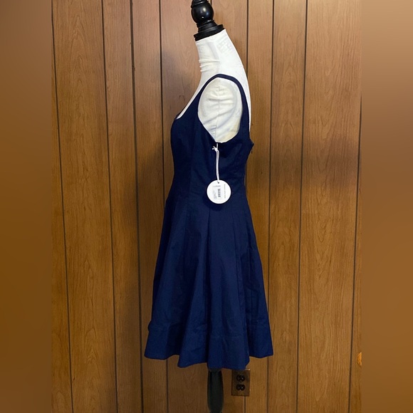 Staud Wells Corset Poplin Mini Dress size 10 - Picture 7 of 12